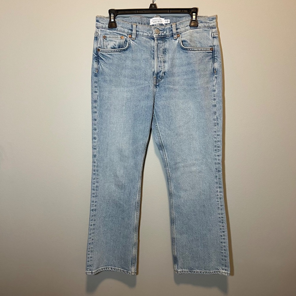 & Other Stories Stockholm Atelier Light Wash Straight Leg Jeans Size 29 Blue